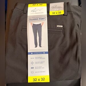 Greg Norman Collection Men's Charcoal Performance Pants NWT 32x32